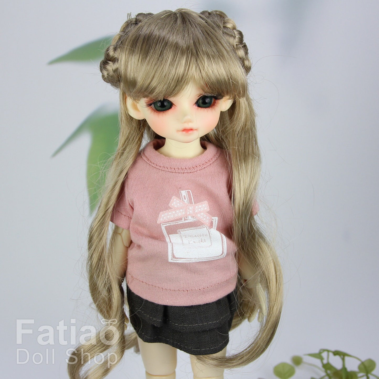 Fatiao - New Dolls Wig Dollfie Yo-SD 1/6 BJD 6-7" - Baby Brown