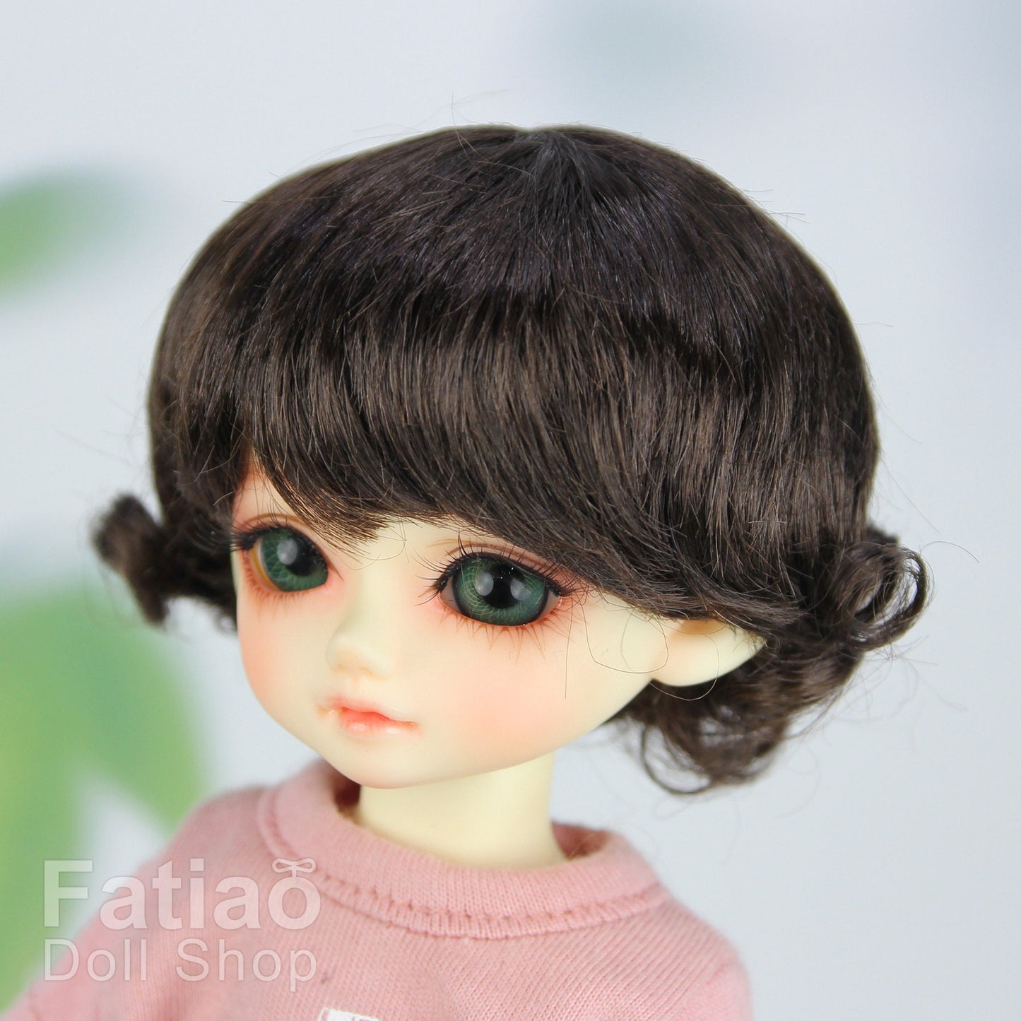 Fatiao - New Dollfie Yo-SD 1/6 BJD - Dolls Wig 6-7 inch - Dark Brown