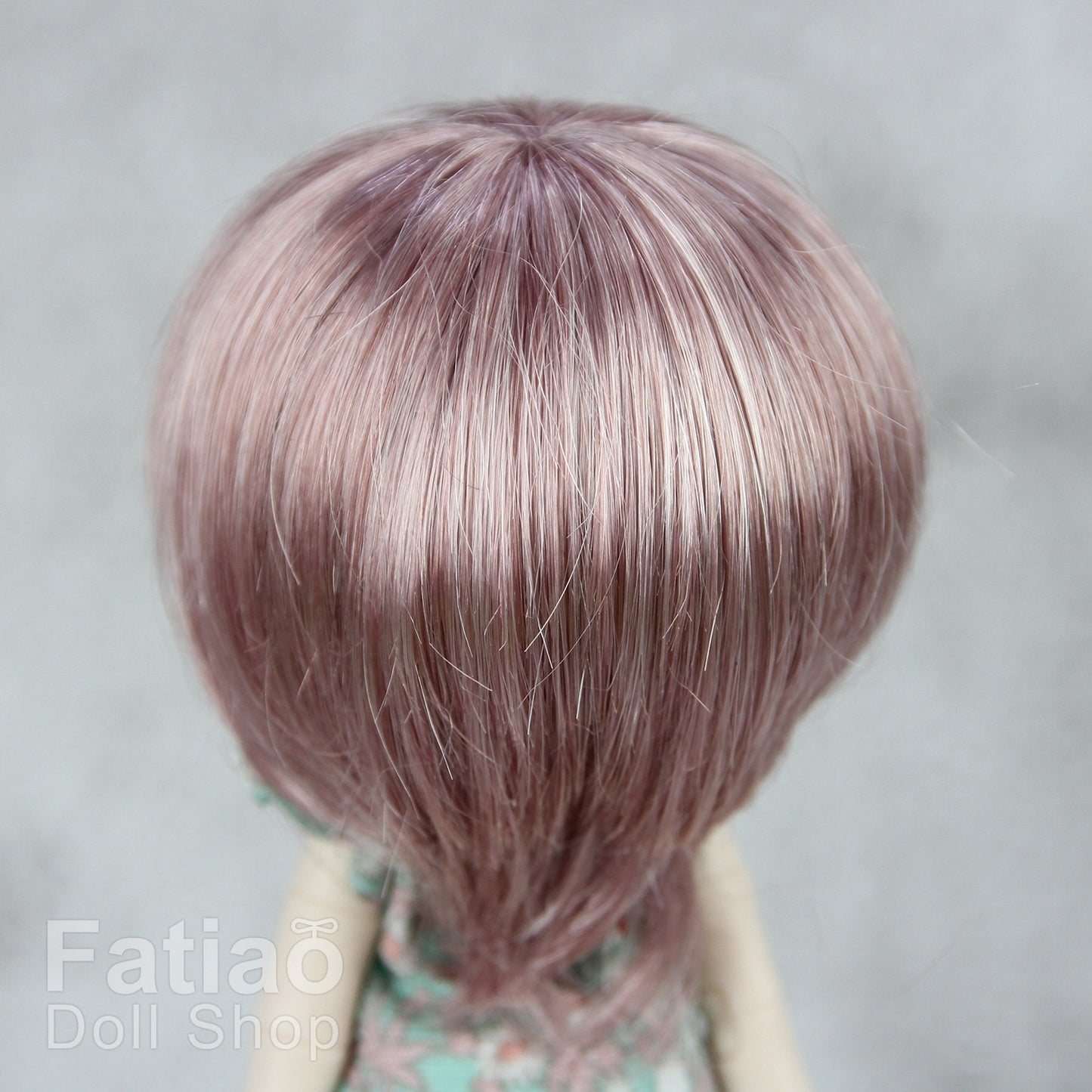 Fatiao - New Dollfie little pullip DAL Nendoroid BJD Dolls Wig - size 4-5" - Pink & Deep pink