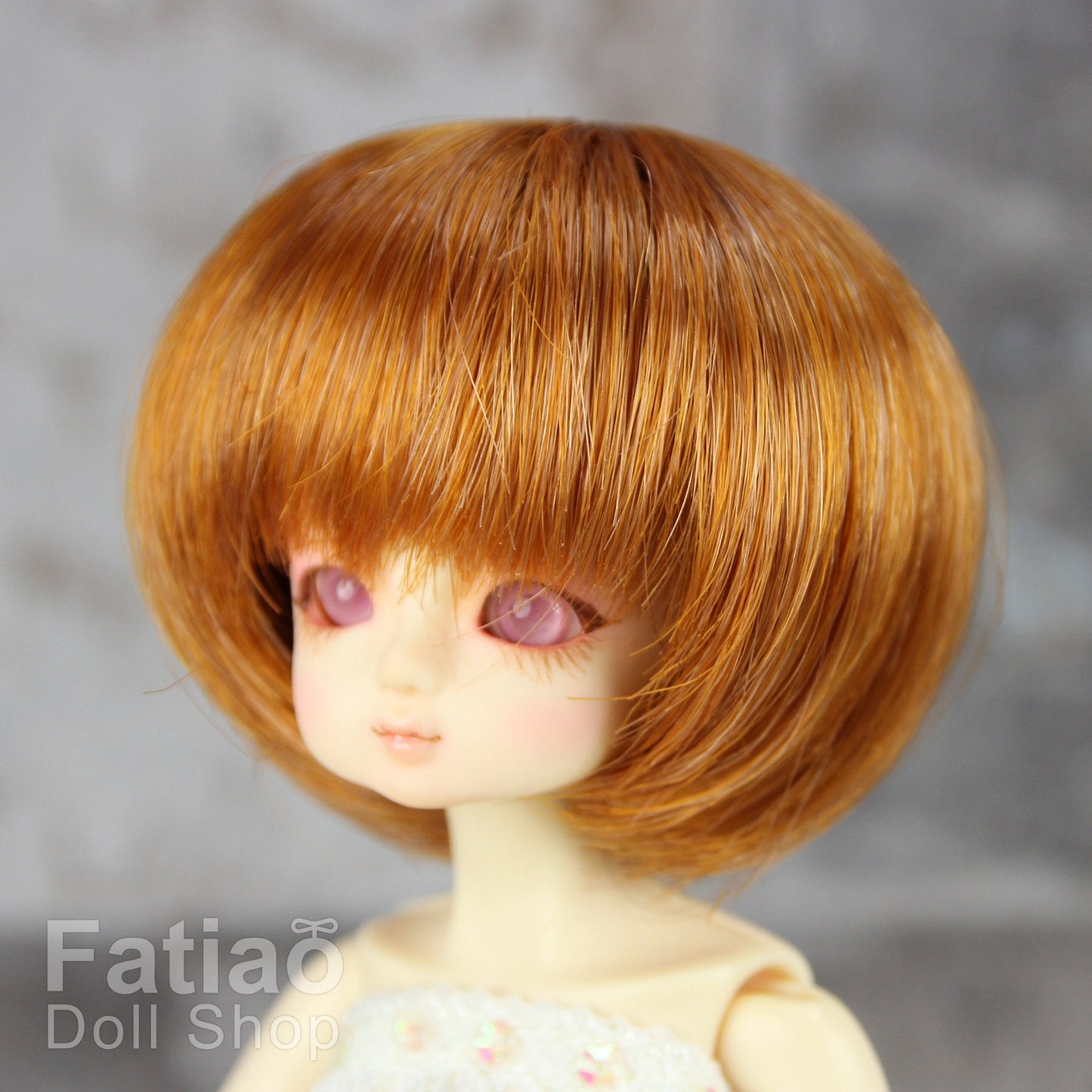 Fatiao - New Dollfie BJD Nendoroid / Little Dal Pullip / Dolls Wig - size 4-5" - Caramel