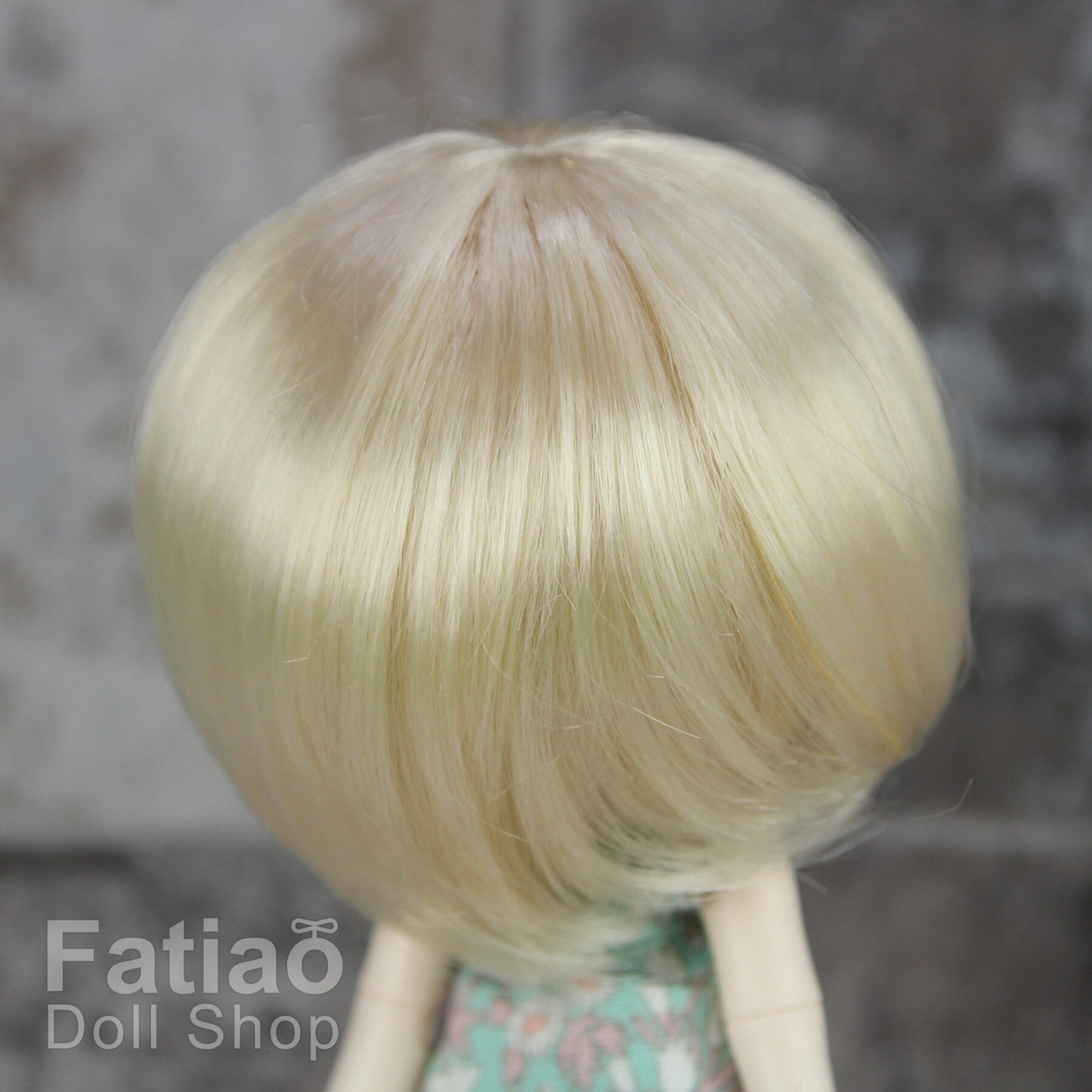 Fatiao - New Dollfie little pullip DAL Nendoroid BJD Dolls Wig - size 4-5" - Blonde