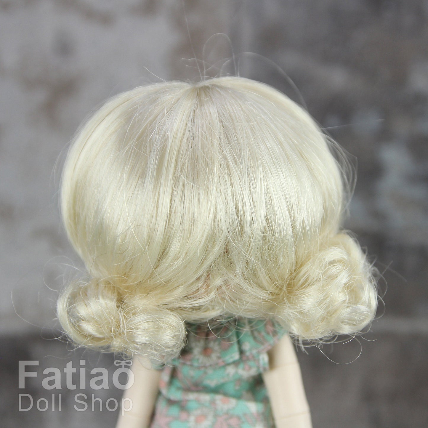 Fatiao - New Dollfie little pullip DAL Nendoroid BJD Dolls Wig - size 4-5" - Blonde