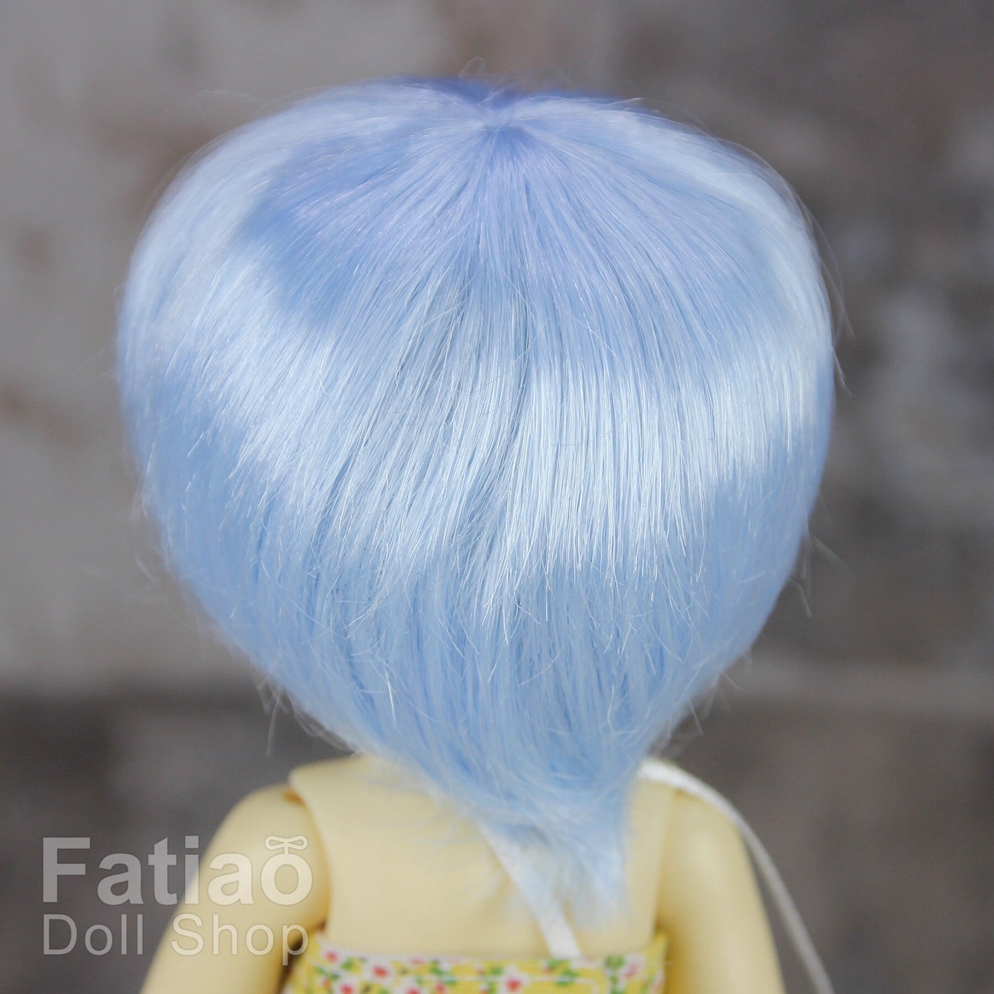 Fatiao - BJD Dollfie Lati Yellow Pukifee 5-6" Angel Doll Wig - Light Blue