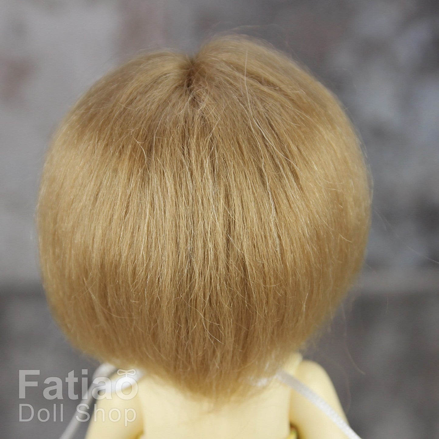 Fatiao - BJD Dollfie Lati Yellow Pukifee 5-6 inch Mohair Doll Wig - Latte