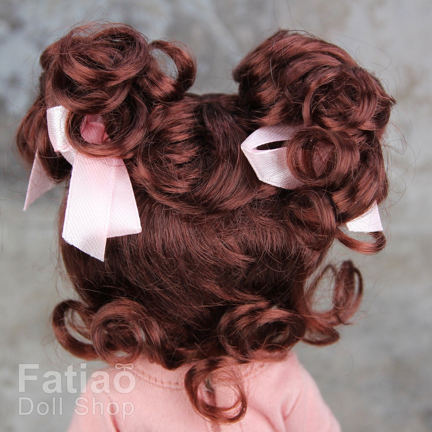 Fatiao - New Dolls Wig Dollfie Yo-SD 1/6 BJD 6-7" size Chocolate