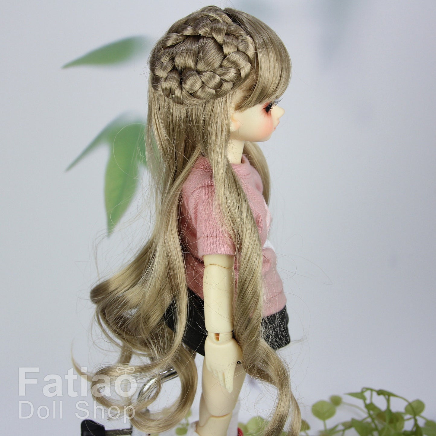 Fatiao - New Dolls Wig Dollfie Yo-SD 1/6 BJD 6-7" - Baby Brown