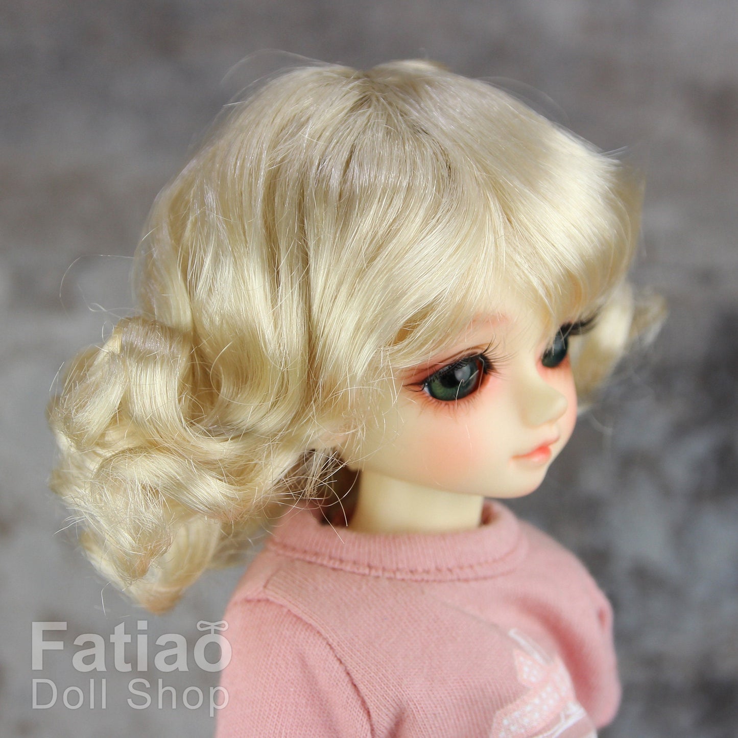 Fatiao - New Dolls Wig Dollfie Yo-SD 1/6 BJD 6-7" size Blonde