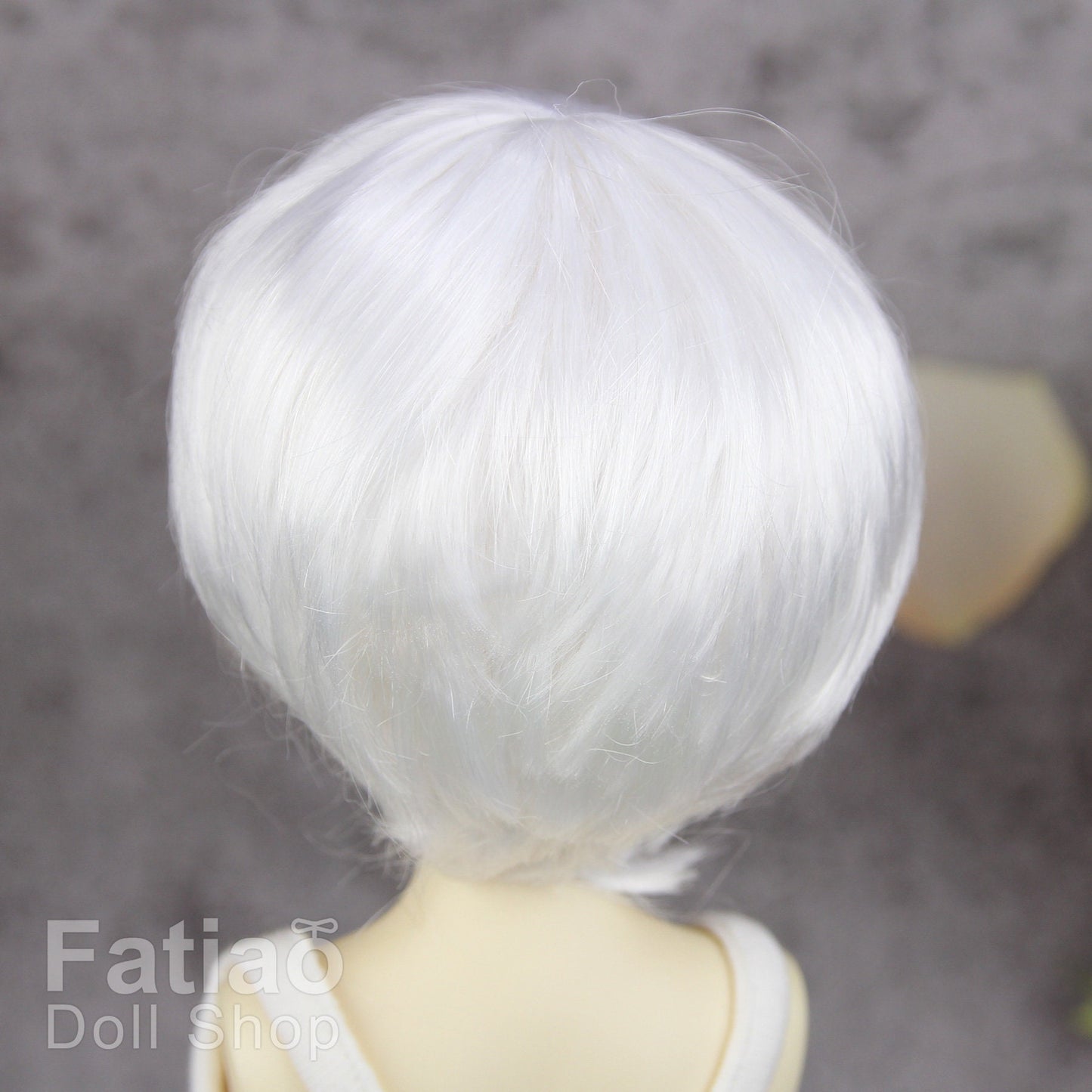 Fatiao - New Dollfie MSD Kaye Wiggs 1/4 BJD Size 7-8 inch Dolls Wig - white