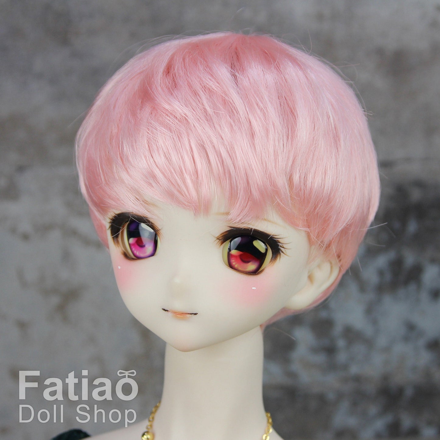 Fatiao - New Dollfie SD 1/3 BJD DD Dolls Wig size 8-9" - Pink