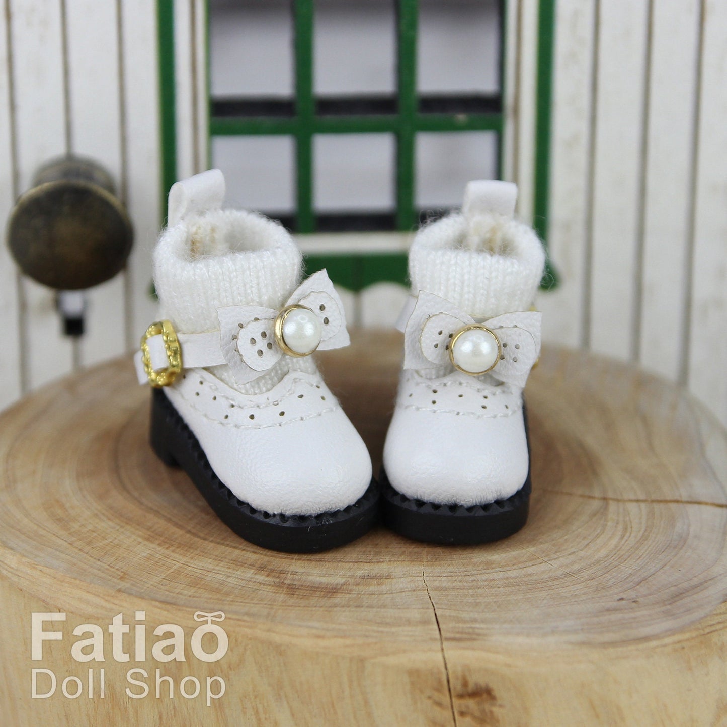 Fatiao - New OB11 Obitsu 11 Cu-poche 1/12 BJD Nendoroid GSC Blythe OB22 pullip doll shoes knitted boots