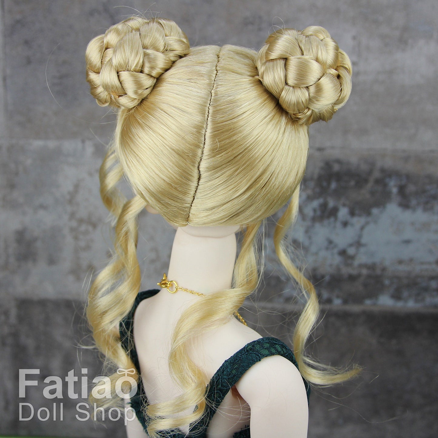 Fatiao - New Dollfie SD 1/3 BJD Dolls Wig size 8-9" - Cream gold
