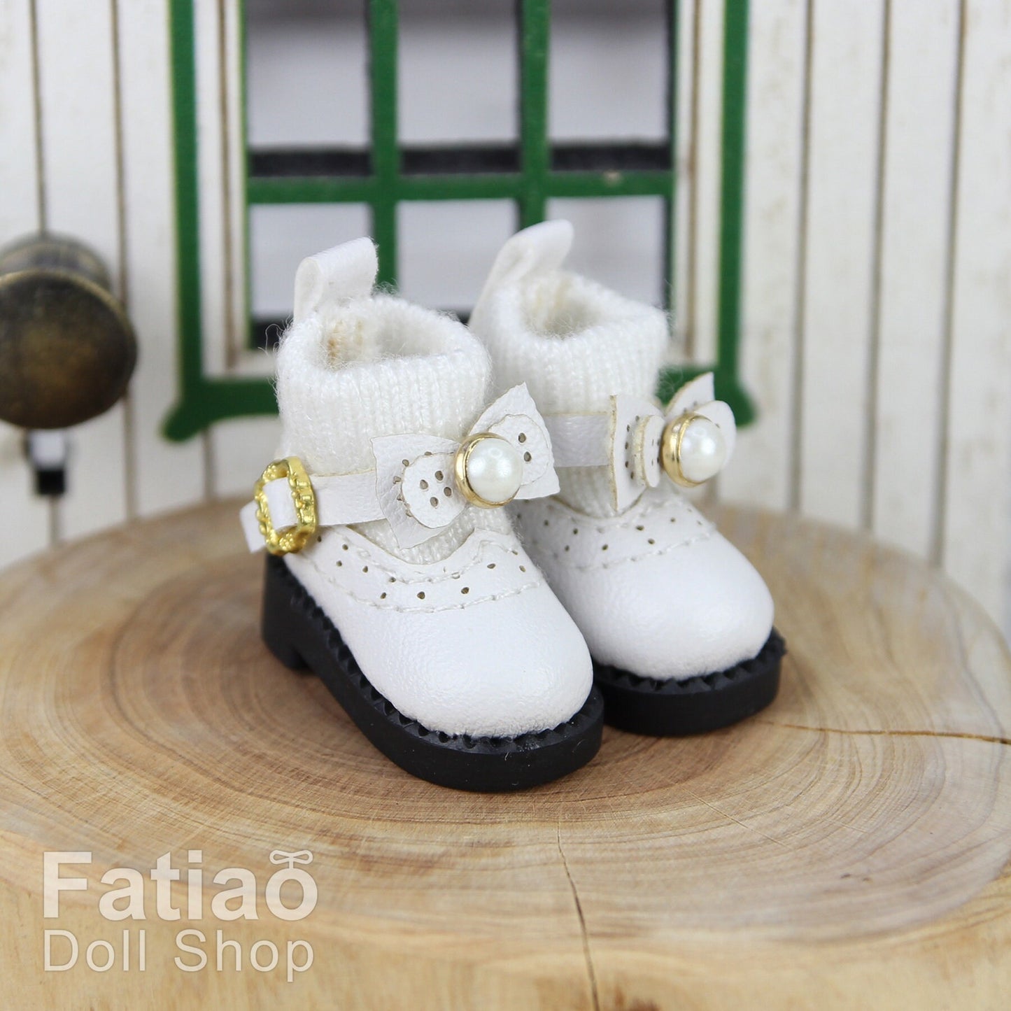 Fatiao - New OB11 Obitsu 11 Cu-poche 1/12 BJD Nendoroid GSC Blythe OB22 pullip doll shoes knitted boots
