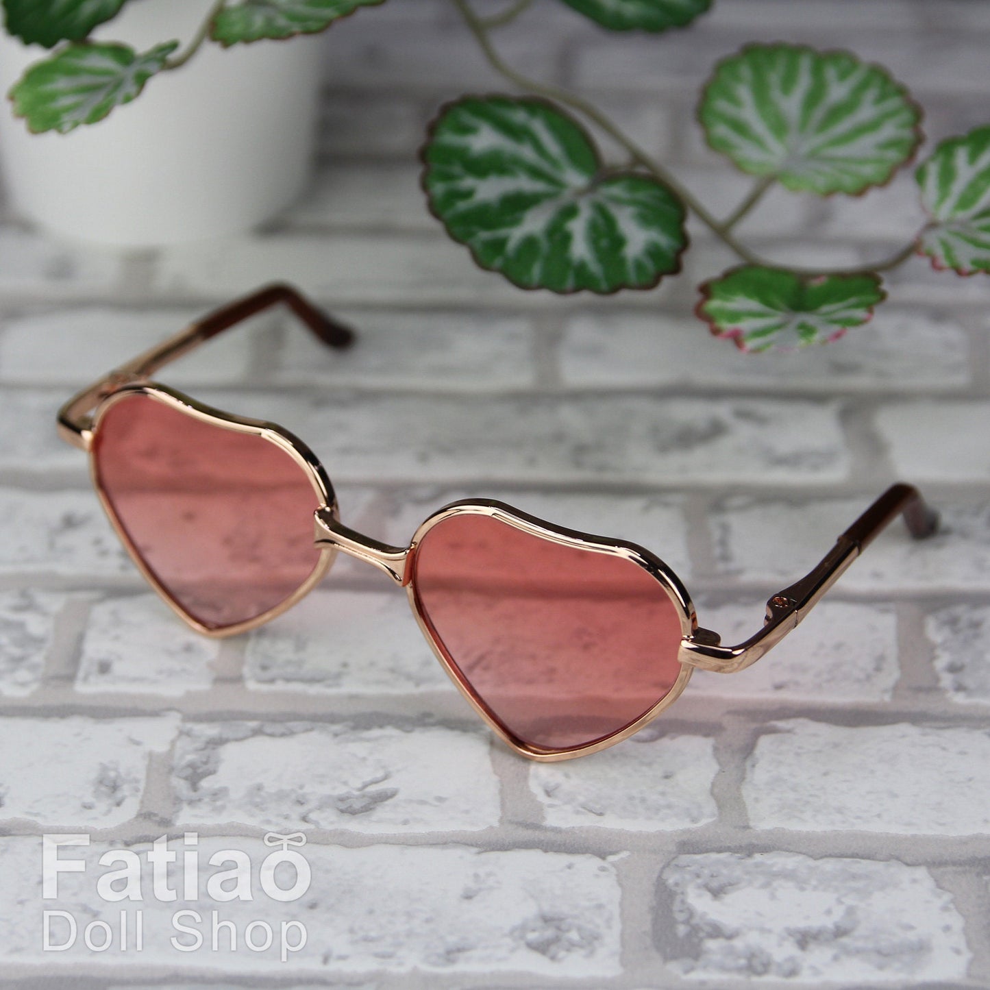 New Dolls fashion Sunglasses Glasses fit Blythe - Heart