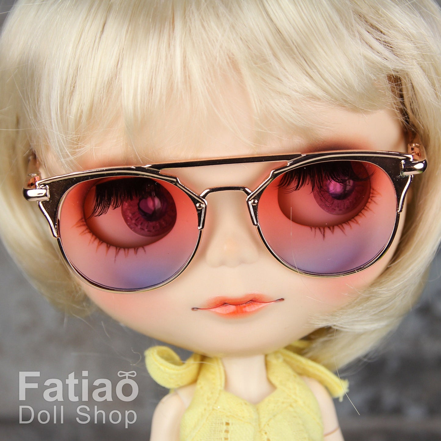 New Dolls fashion Hipster Sunglasses Glasses for Blythe