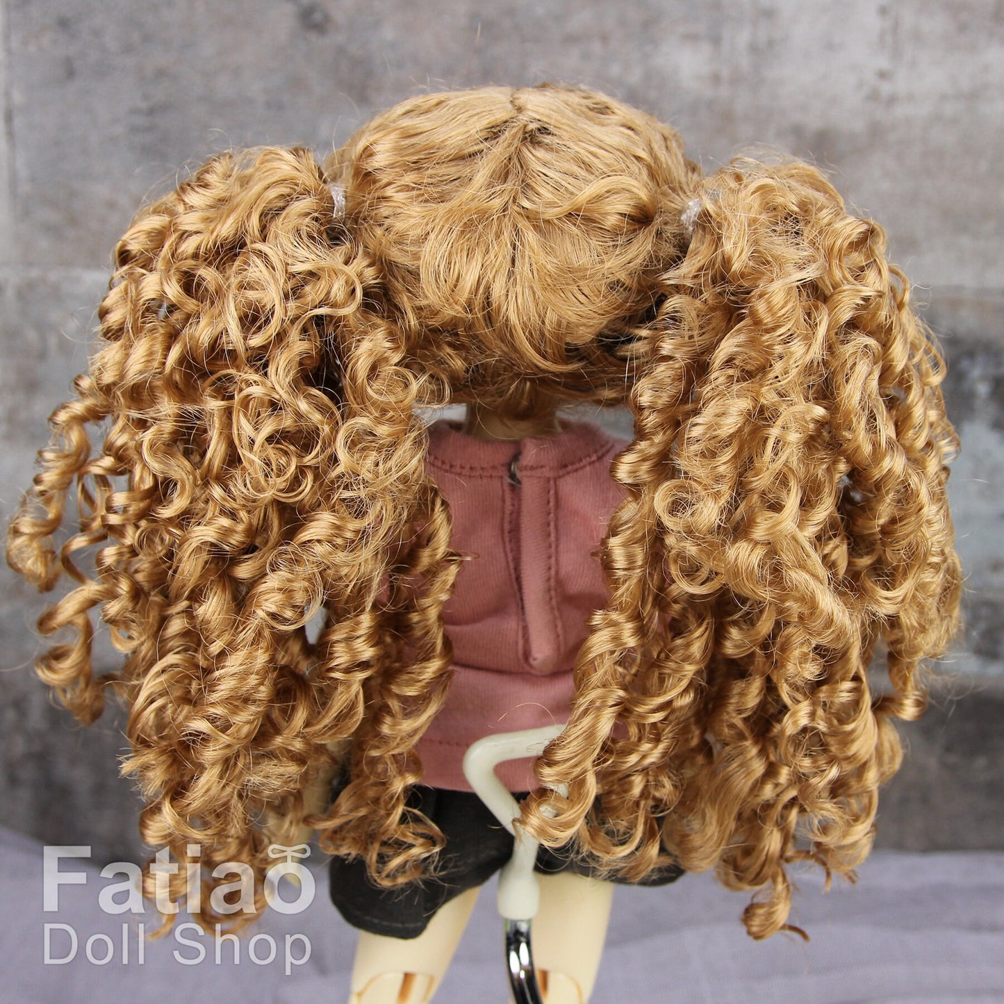 Fatiao - New Dolls Wig Dollfie Yo-SD 1/6 BJD 6-7" size Ocher