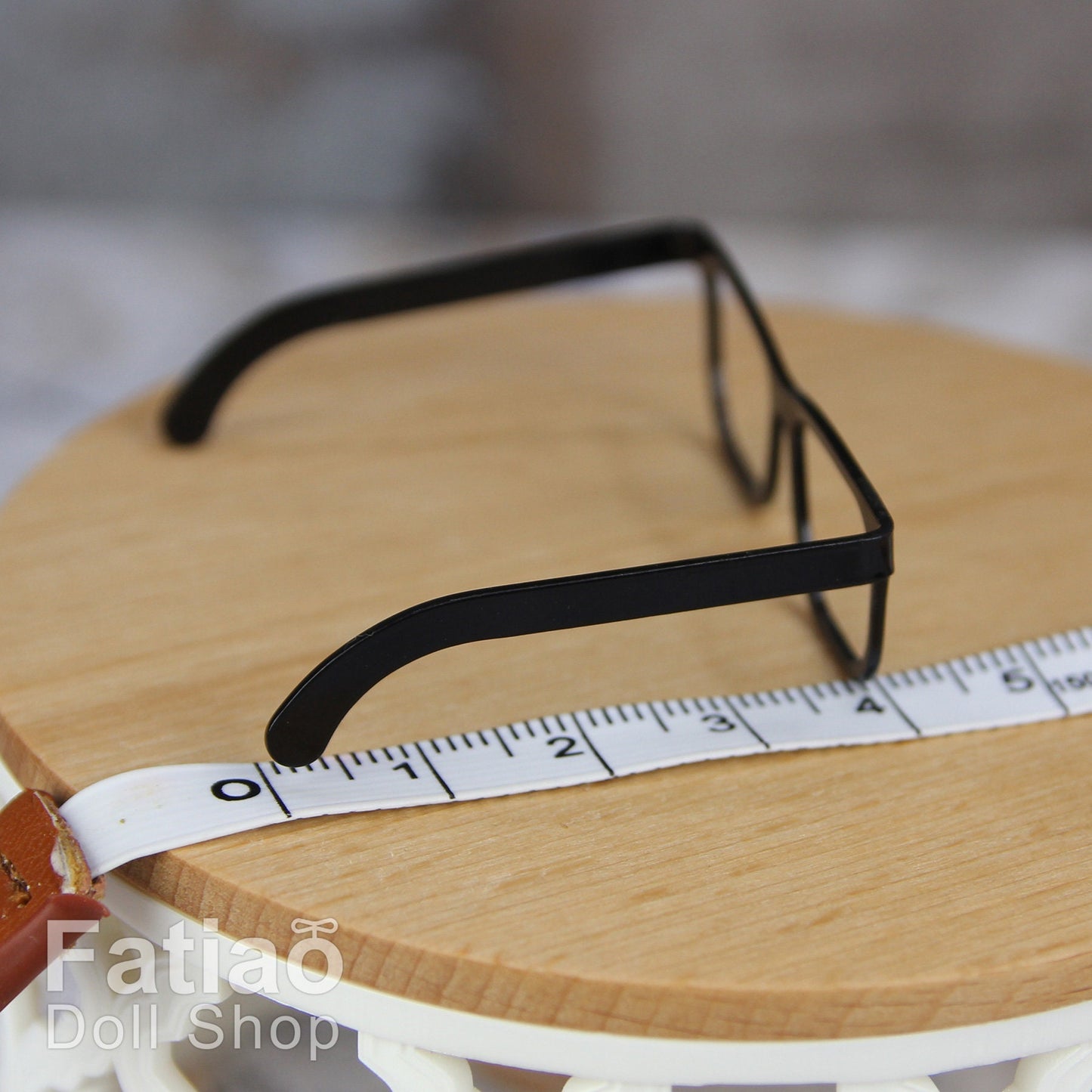 New fashion Full-Rim Dolls Glasses fit 1/4 BJD MSD mini Super Dollfie Black