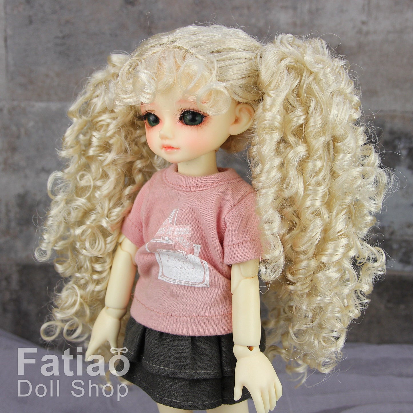 Fatiao - New Dolls Wig Dollfie Yo-SD 1/6 BJD 6-7" size Blonde