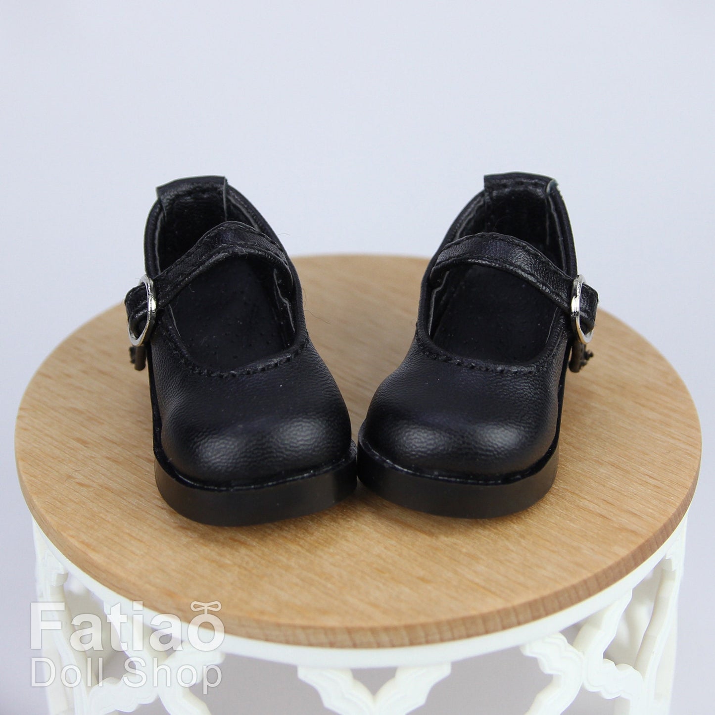 Fatiao - New Dollfie Yo-SD 1/6 BJD Doll High Heeled Shoes - Black (Size 4.5cm)