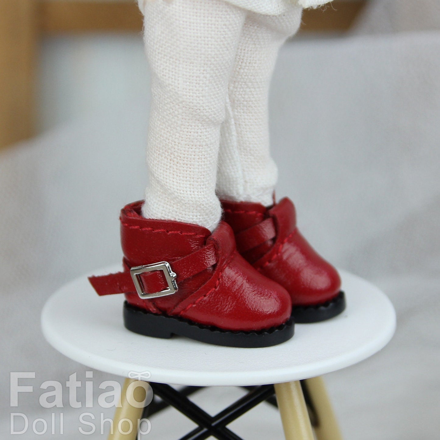 Fatiao - New MiddleBlythe Pukipuki OB11 Obitsu 11 nendoroid 1/12 BJD Dolls Boots Shoes (Size 2.2cm)