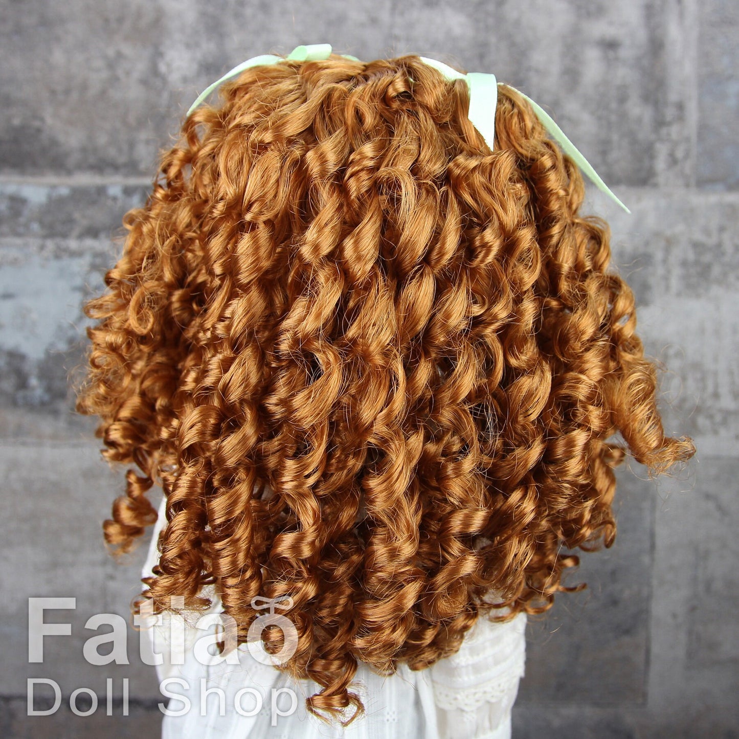 Fatiao - New Dollfie MSD Kaye Wiggs 1/4 BJD Size 7-8 inch Dolls Wig - Caramel