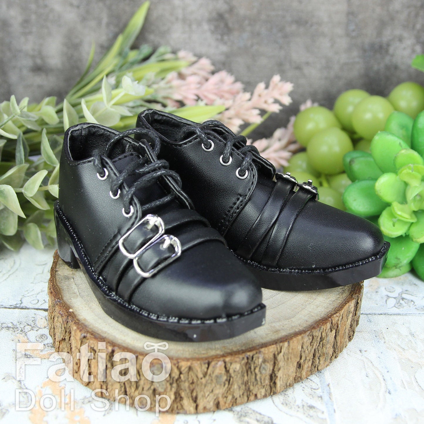 Fatiao - 13/17SD Uncle BJD Supper dollfie Dolls Oxford Shoes - Black