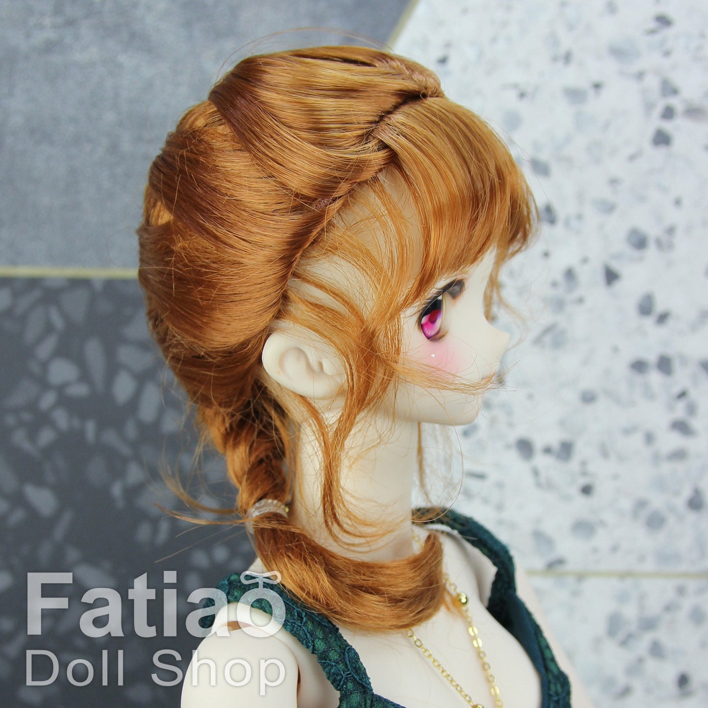 Fatiao - New Dollfie SD 1/3 BJD Dolls Wig size 8-9" - Caramel