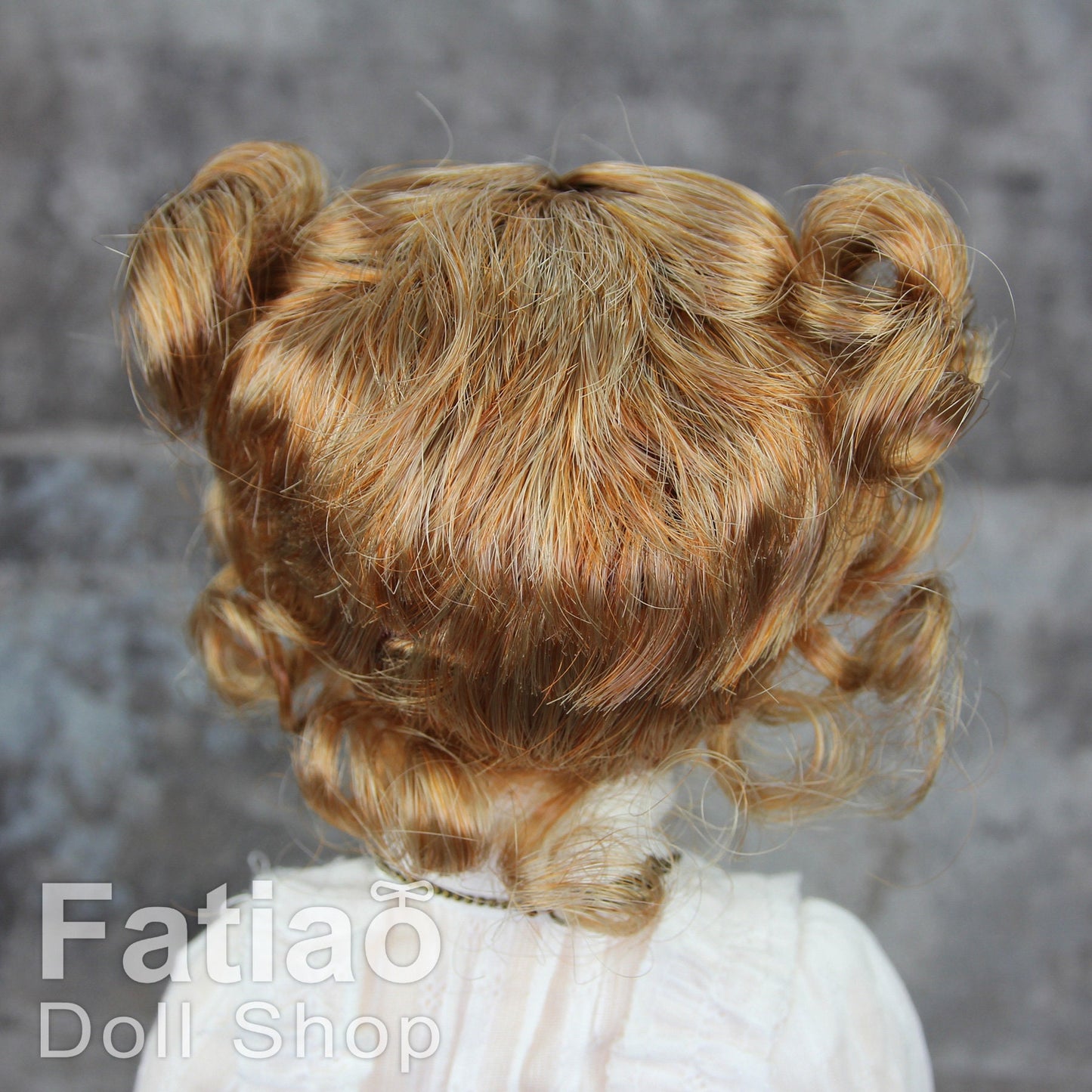 Fatiao - New Dollfie MSD Kaye Wiggs 1/4 BJD Size 7-8 inch Dolls Wig orange brown