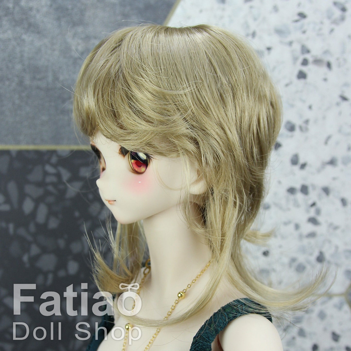 Fatiao - New Dollfie SD 1/3 BJD Dolls Wig size 8-9" - baby Brown