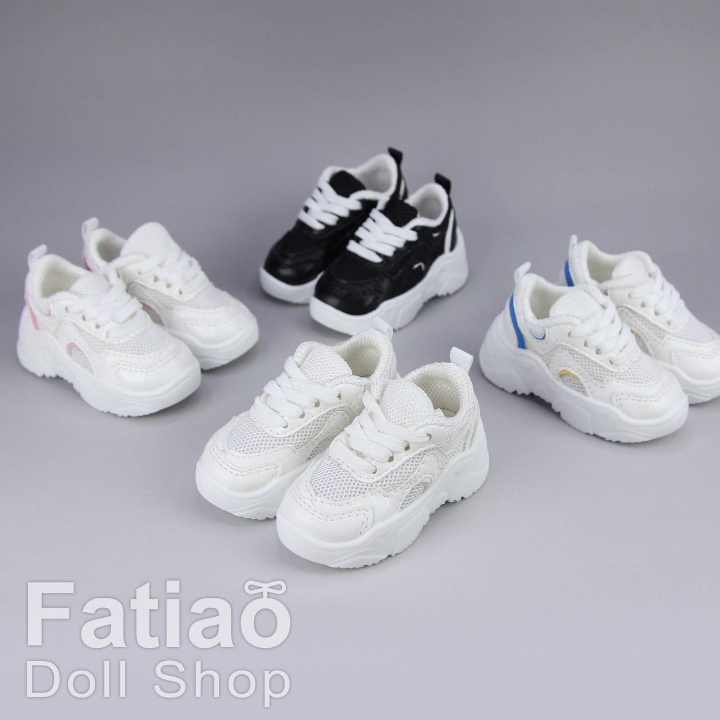 Fatiao - New Dollfie MSD MDD 1/4 BJD Doll sneakers sports gym shoes