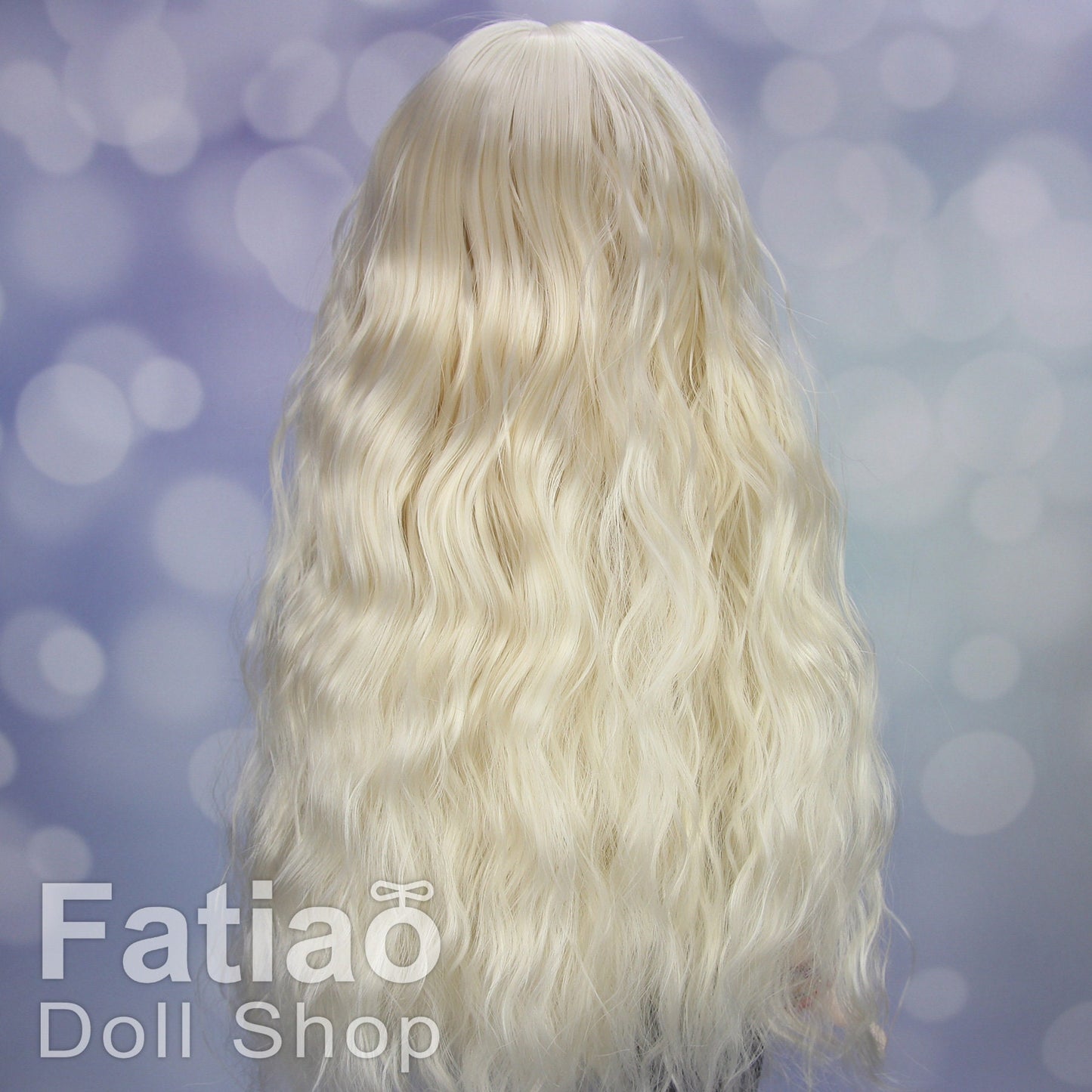 Fatiao - New Dollfie SD 1/3 BJD DD Dolls Long curly Wig size 8-9" - Blonde