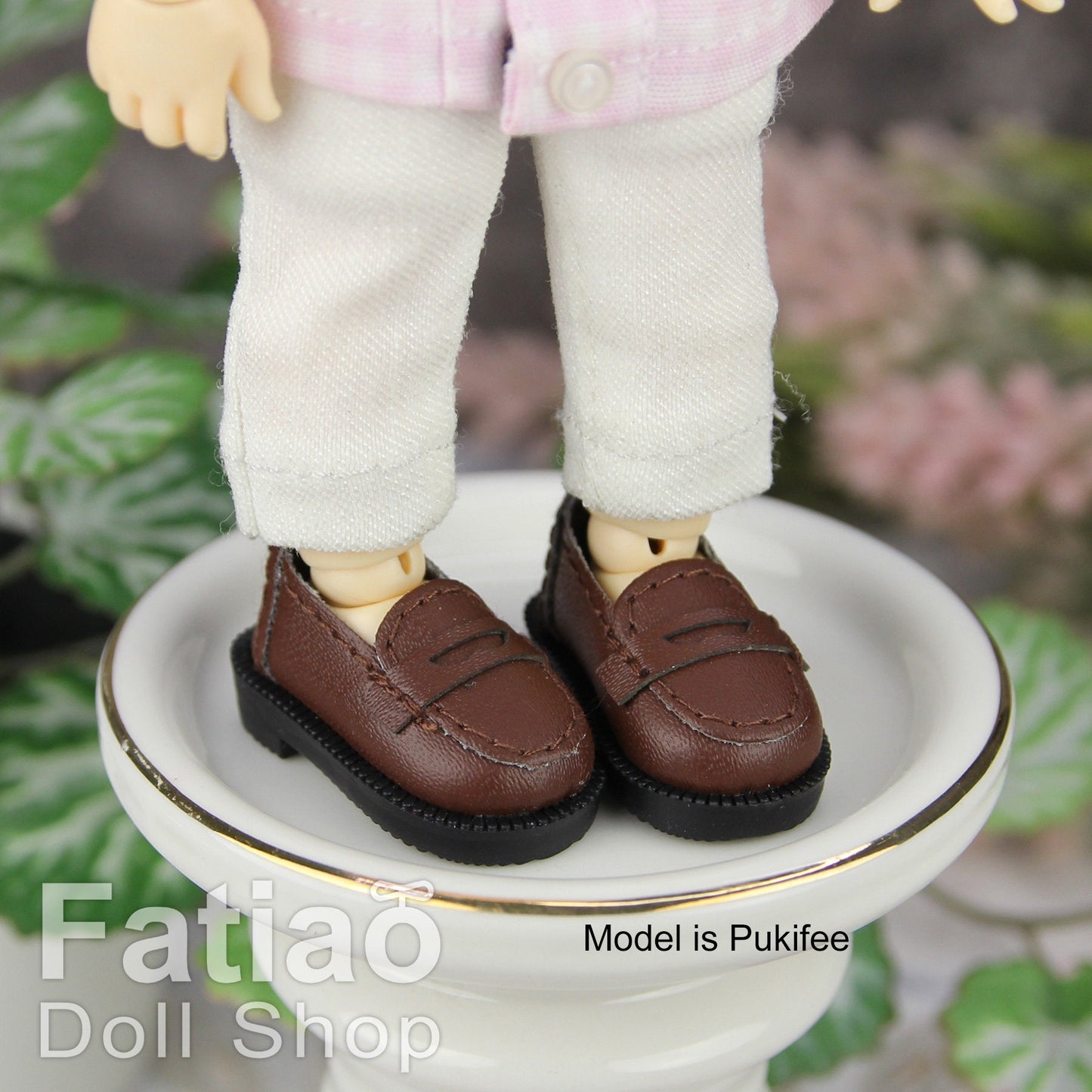Fatiao - New Lati Yellow Pukifee Luts Tiny 1/8 BJD Dolls Loafers shoes (Size 2.7cm)
