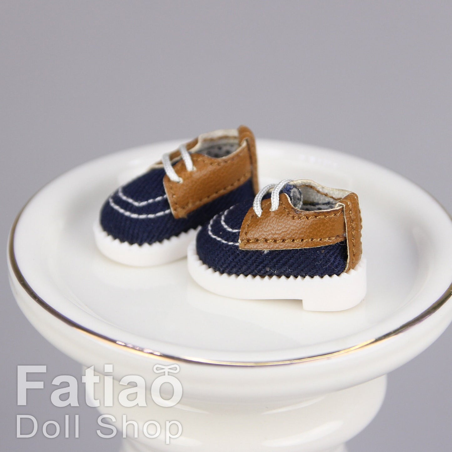 Fatiao - New OB11 Obitsu 11 Cu-poche 1/12 BJD Nendoroid GSC doll round toe shoes