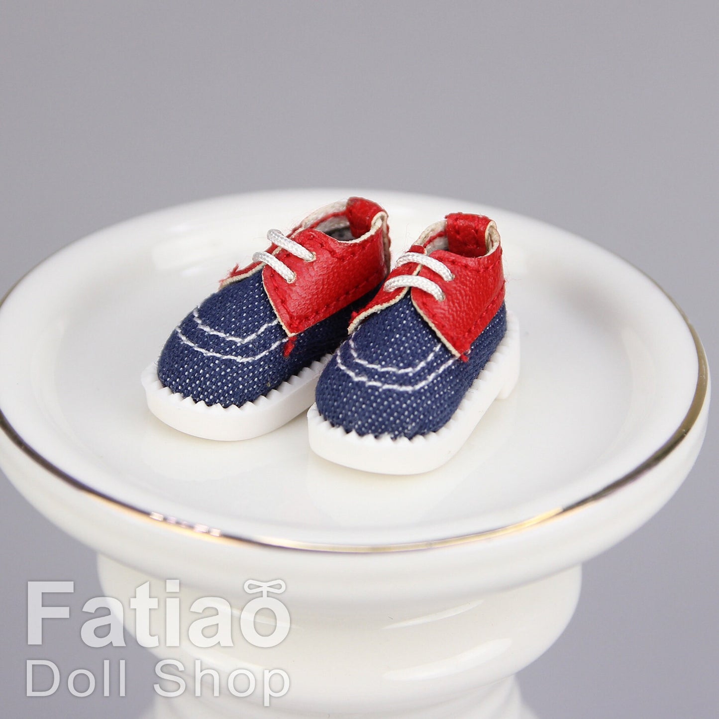 Fatiao - New OB11 Obitsu 11 Cu-poche 1/12 BJD Nendoroid GSC doll round toe shoes