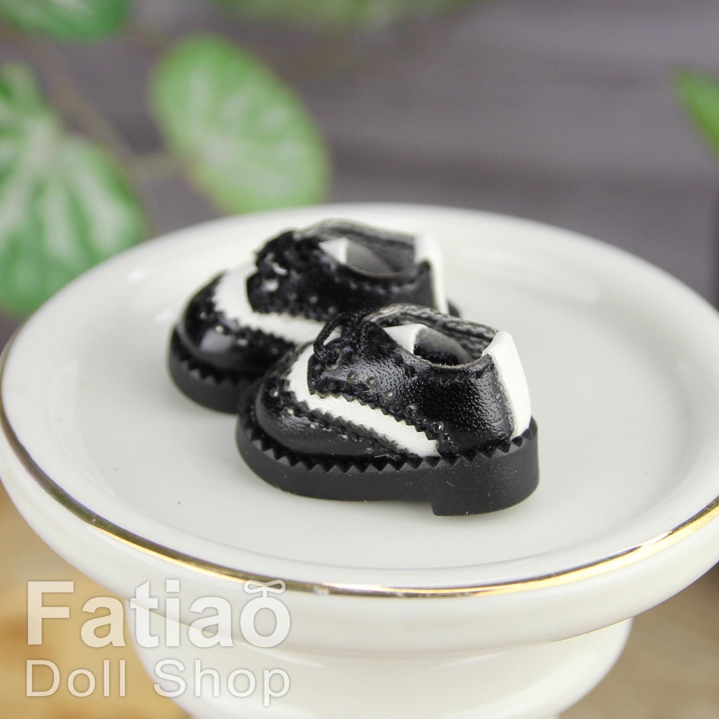 Fatiao - New OB11 Obitsu 11 Cu-poche 1/12 BJD Nendoroid GSC doll Wing-Tip Oxford shoes