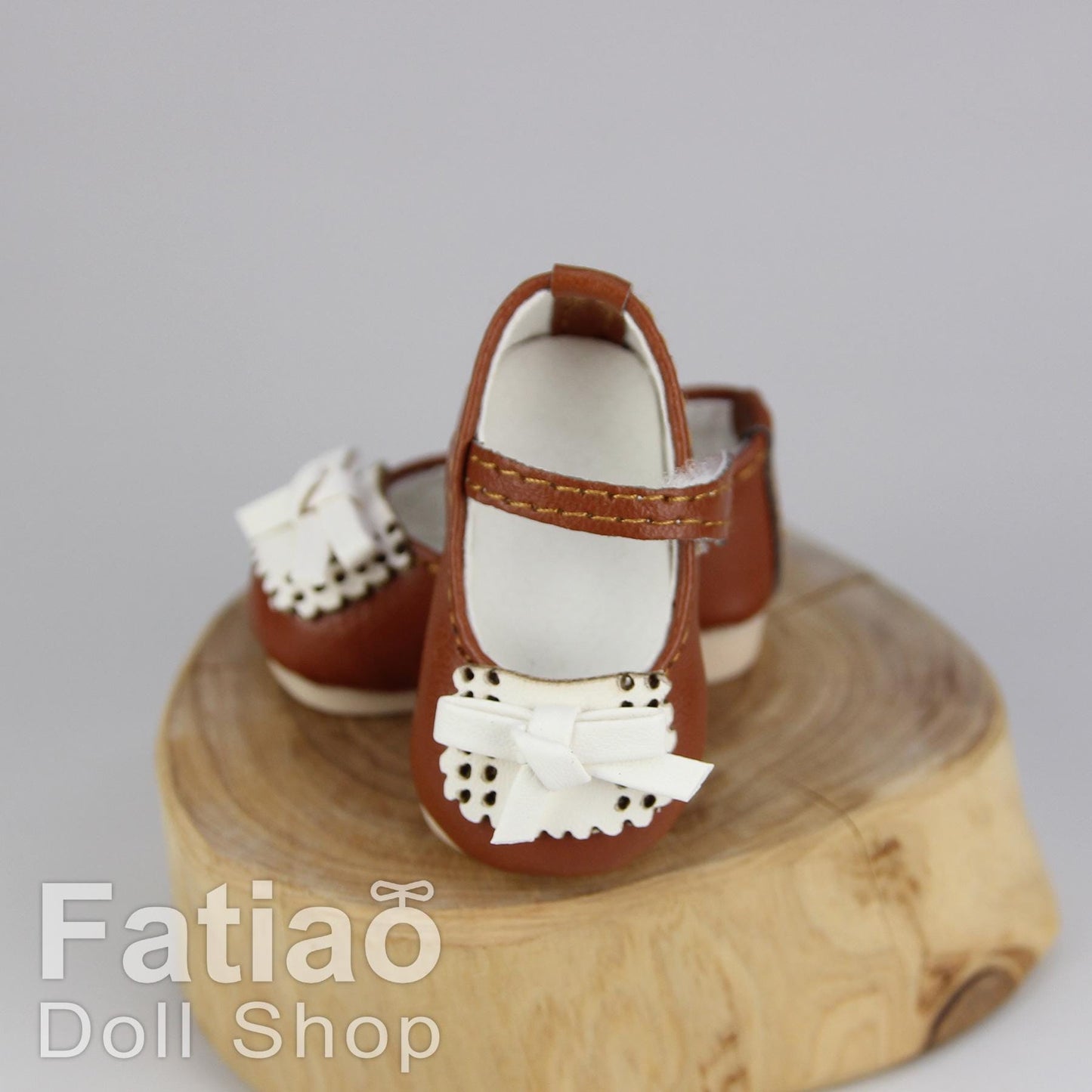 Fatiao - New Dollfie YoSD 1/6 BJD Doll leather Shoes (Size 4cm)