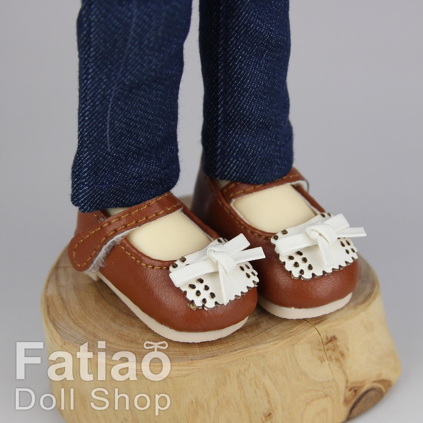Fatiao - New Dollfie YoSD 1/6 BJD Doll leather Shoes (Size 4cm)