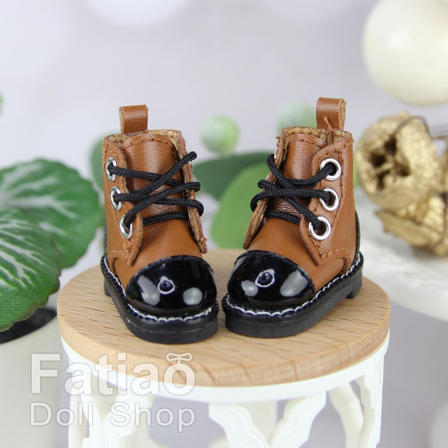 Fatiao - New Lati Yellow Pukifee Luts Tiny Blythe OB24 1/8 BJD Dolls Shoes boots (Size 2.8cm)