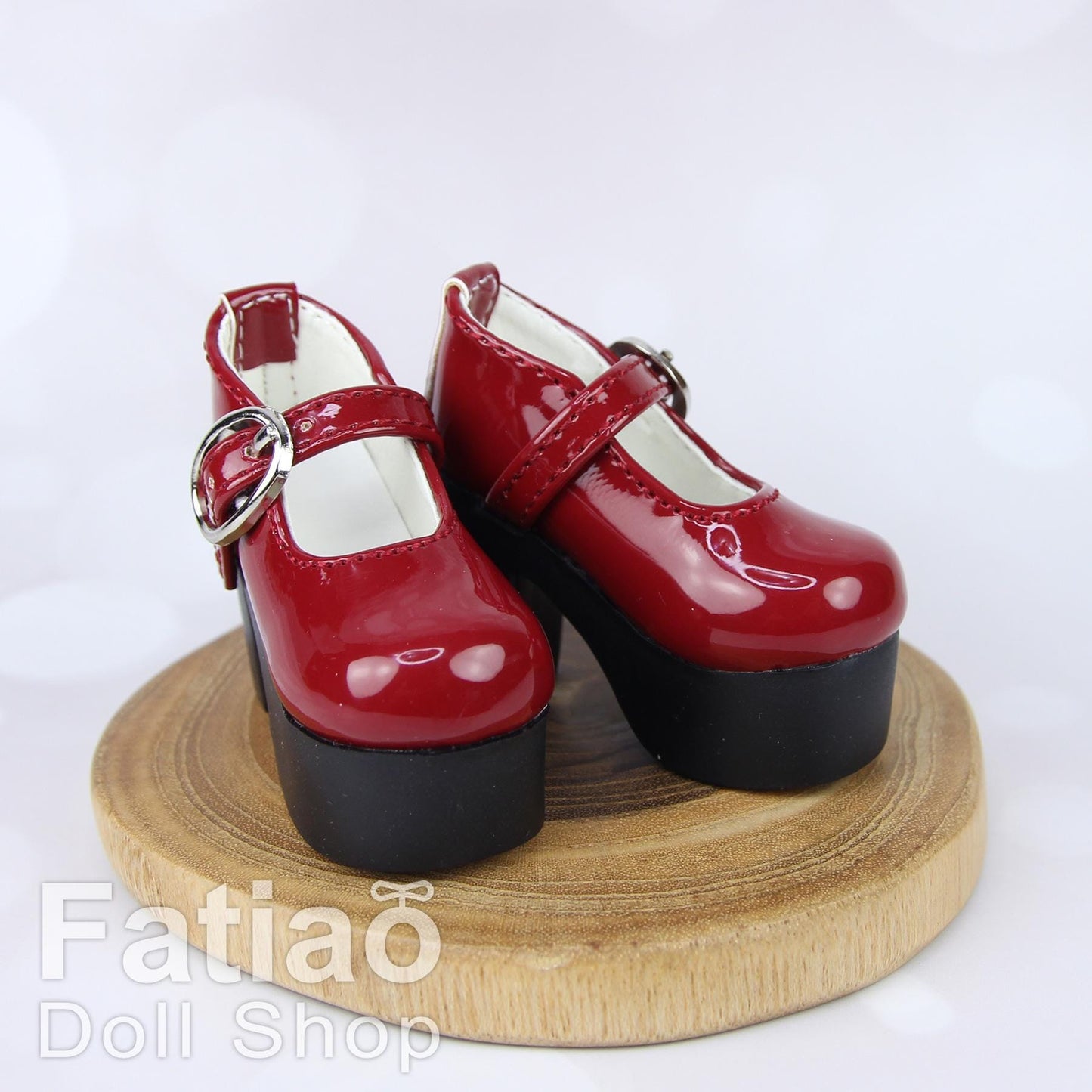 Fatiao - New 1/4 BJD Dollfie MSD High Heeled Shoes - Red (Size 5.5cm)