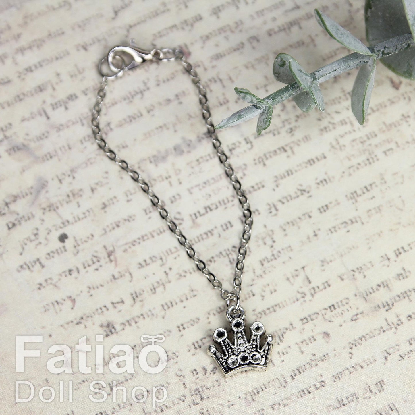 Dolls silver Necklace for 1/3 BJD SD DD Smart Doll 1/4MSD