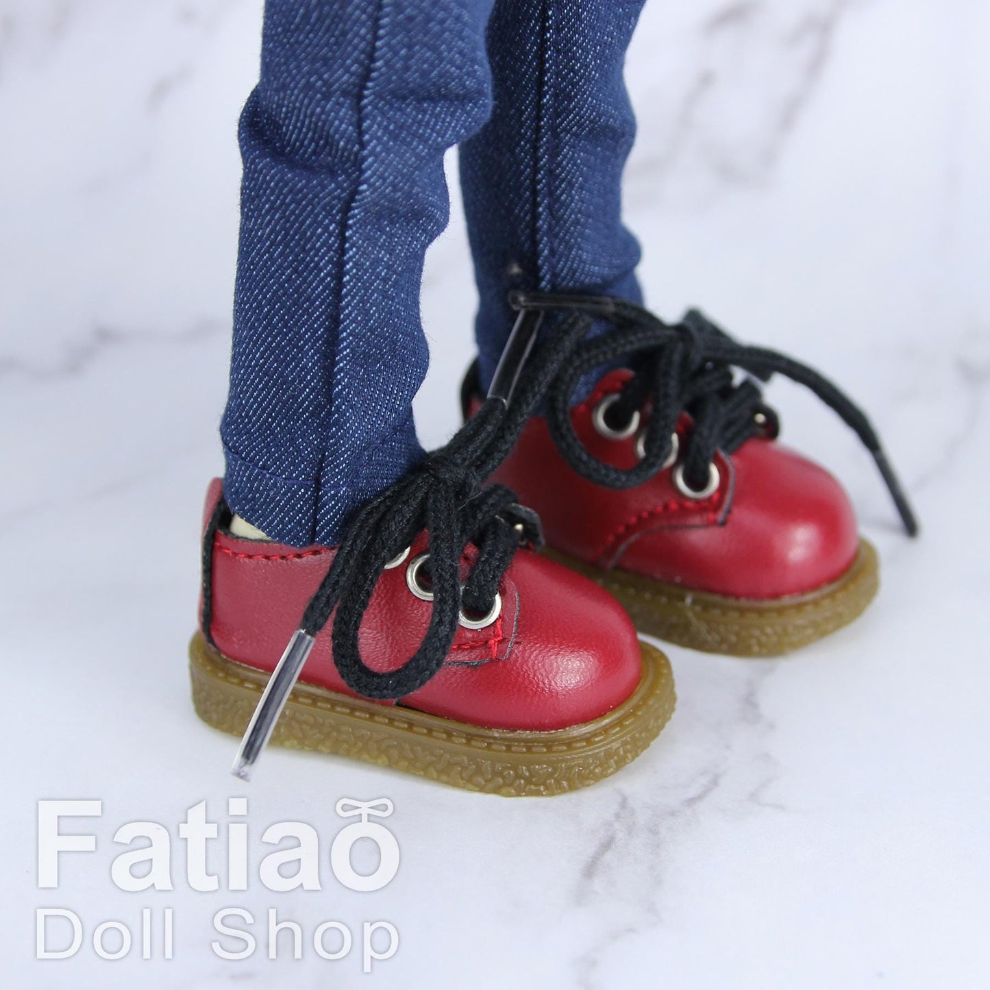 Fatiao - New Dollfie YoSD 1/6 BJD Doll leather Shoes (Size 4.5cm)