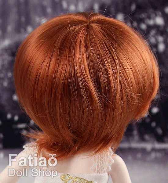 Fatiao - New Dollfie little pullip DAL Nendoroid BJD Dolls Wig - size 4-5" - Carrot