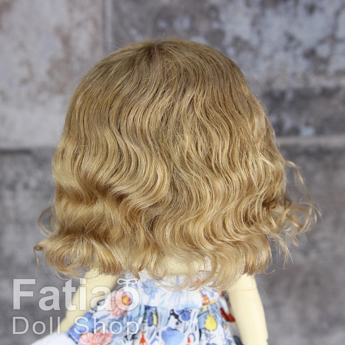 Fatiao - BJD Dollfie Lati Yellow Pukifee 5-6 inch Mohair Doll Wig - Latte