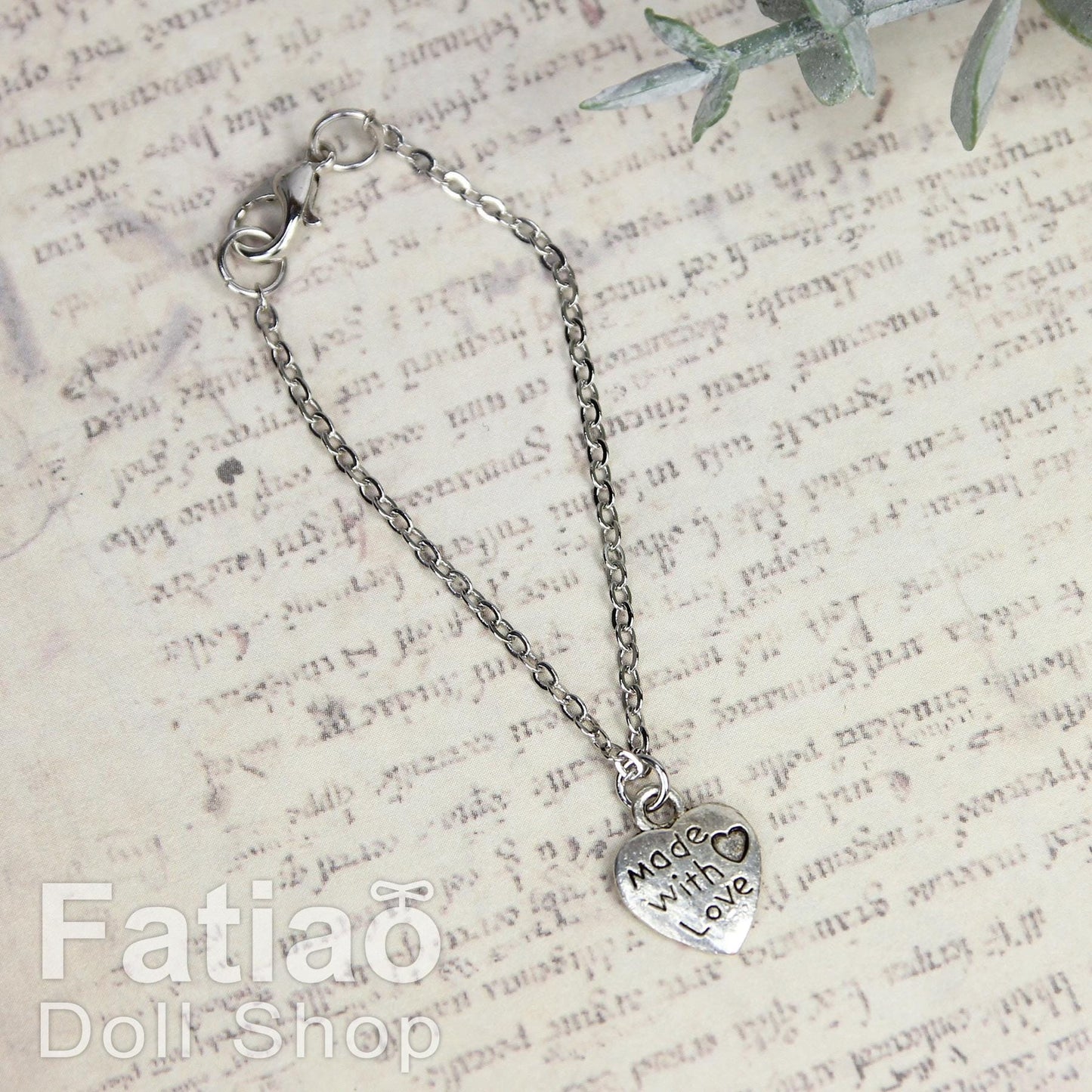 Dolls silver Necklace for 1/3 BJD SD DD Smart Doll 1/4MSD