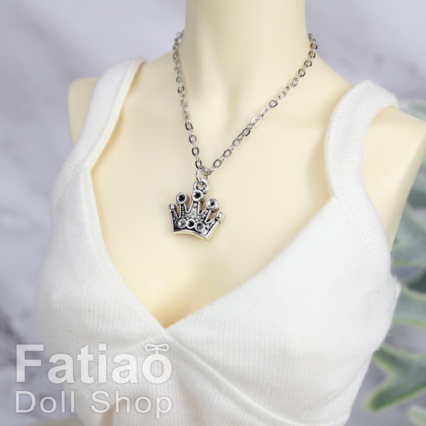 Dolls silver Necklace for 1/3 BJD SD DD Smart Doll 1/4MSD