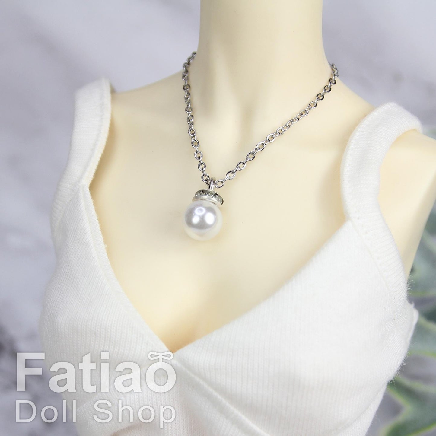 Dolls silver Necklace for 1/3 BJD SD DD Smart Doll 1/4MSD