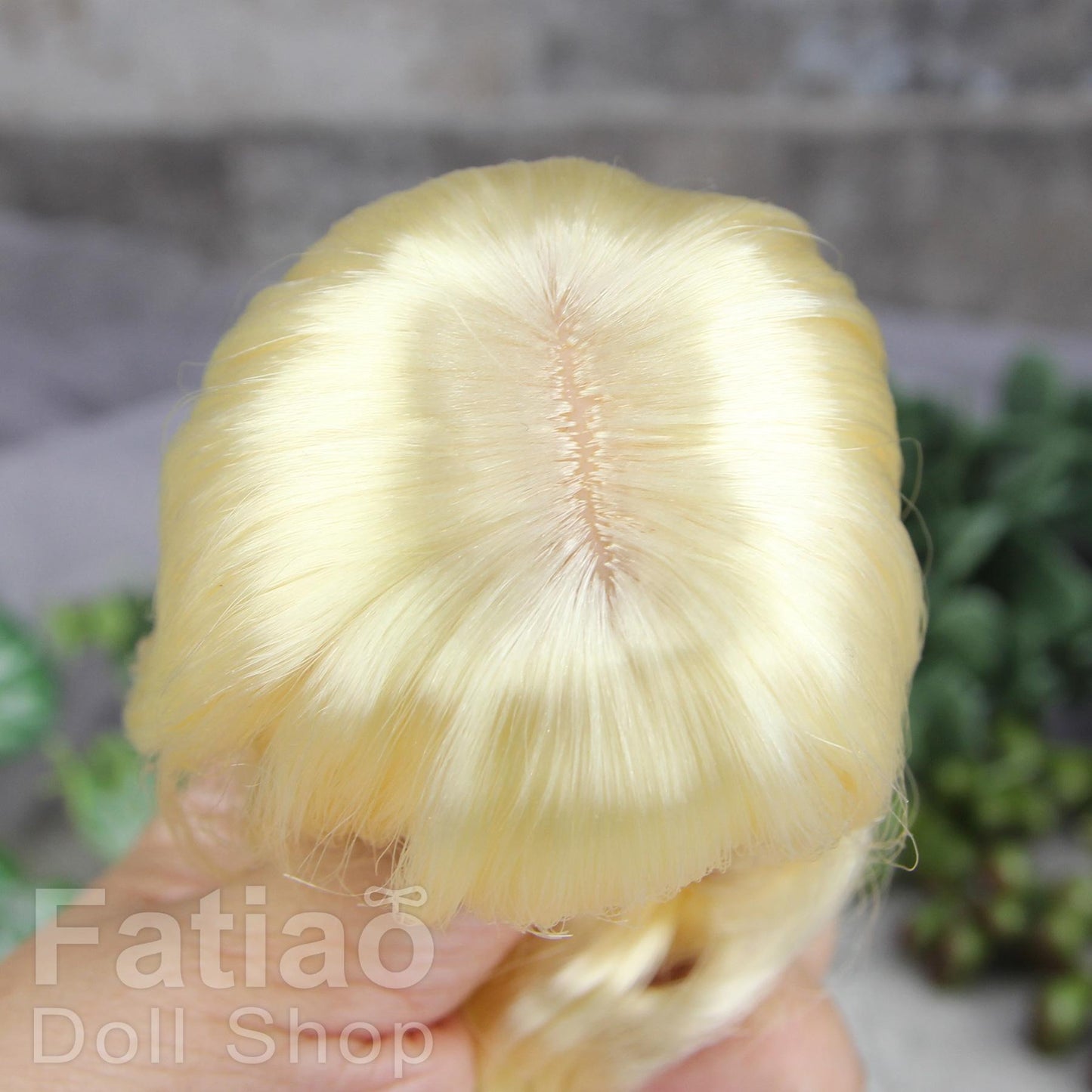 Fatiao - Dollfie Lati Yellow Pukifee 5-6" Soft fiber Doll Wig Pure Blonde