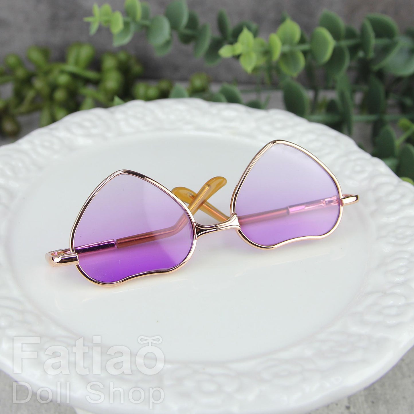 New Dolls fashion Sunglasses Glasses fit Blythe - Heart