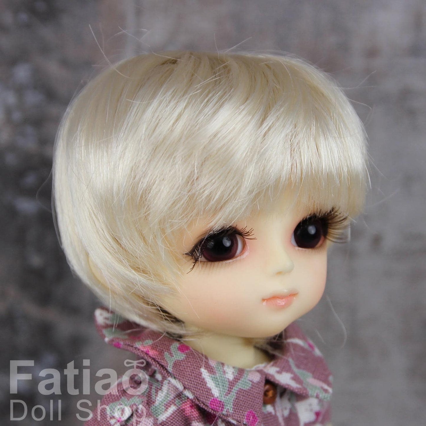 Fatiao - Dollfie Lati Yellow Pukifee 5-6" BJD Doll Wig - Blonde