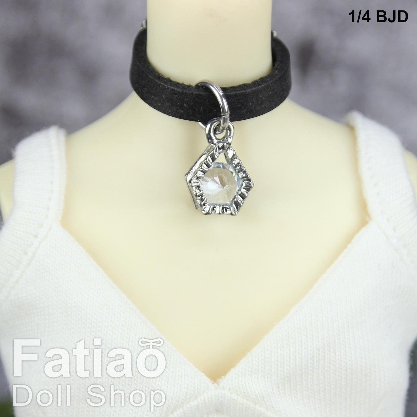 Bow Choker Necklace for 1/3 1/4 BJD SD MSD Dollfie Smart Doll