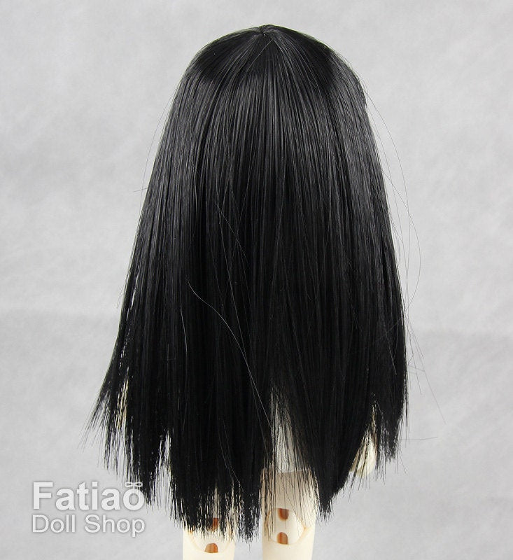Fatiao - New Dollfie little pullip DAL Nendoroid BJD Dolls Wig - size 4-5" - Black